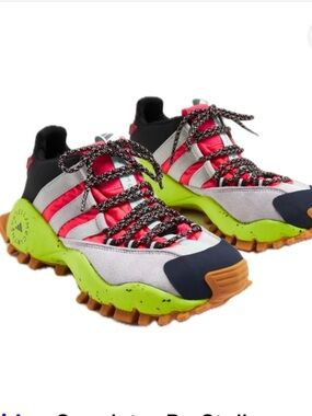 NWT Adidas by Stella McCartney Seeulater
'Super Pink Solar Slime' Sneakers Sz 5